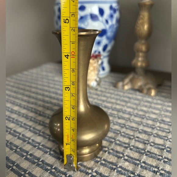 Vintage Brass Vase - Picture 2 of 3